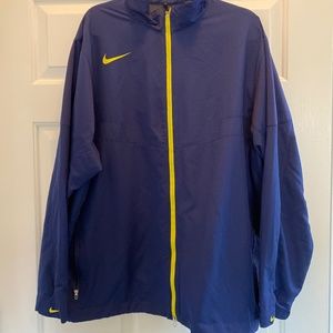 Men's Golf Navy Blue and Yellow Jacket